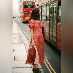 Christy Dawn Coralia Dress - Candy Apple - XS - Like New - Sold Out Online